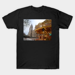 Natural History Museum and Merry go round London UK T-Shirt